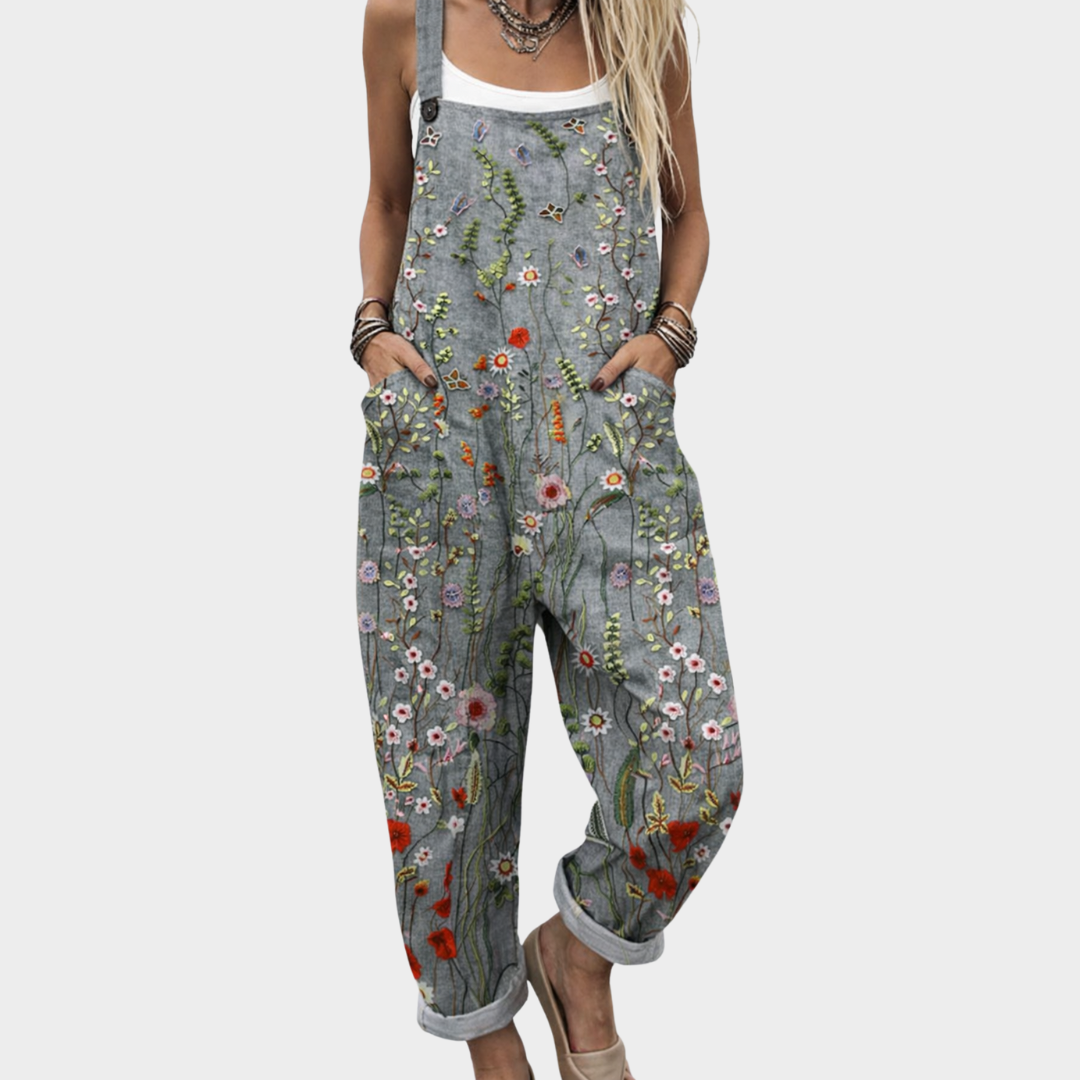 Piper | Wildflower Meadow Relaxed Fit Overalls