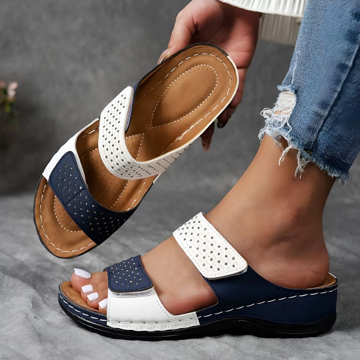 Theodora | Supportive Sandals for Comfortable Everyday Walking