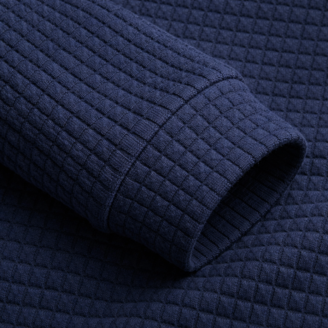 Owen | Smart Waffle-Knit Polo for Comfortable Everyday Wear