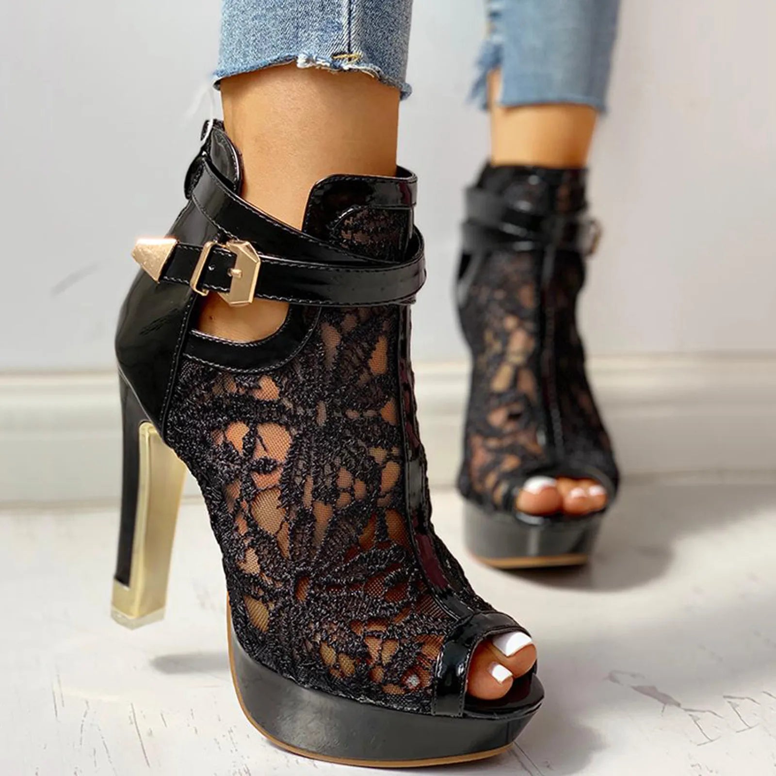 Marigold High Heels