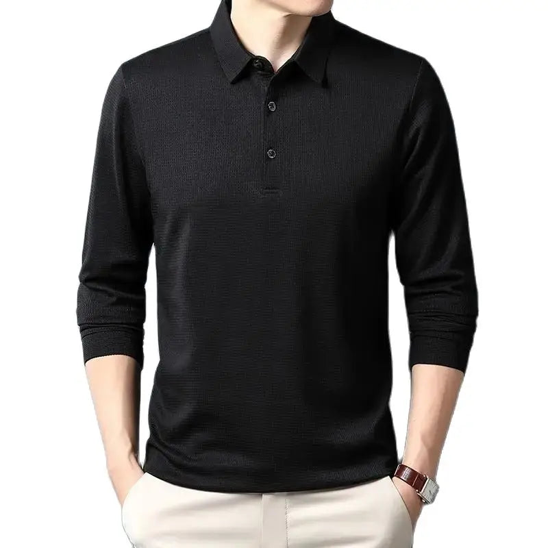 Sean | Casual Waffle Polo Shirt