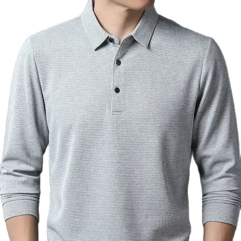 Sean | Casual Waffle Polo Shirt
