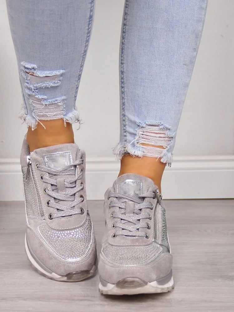 Bonnie™ | Zippered Comfort Sneakers