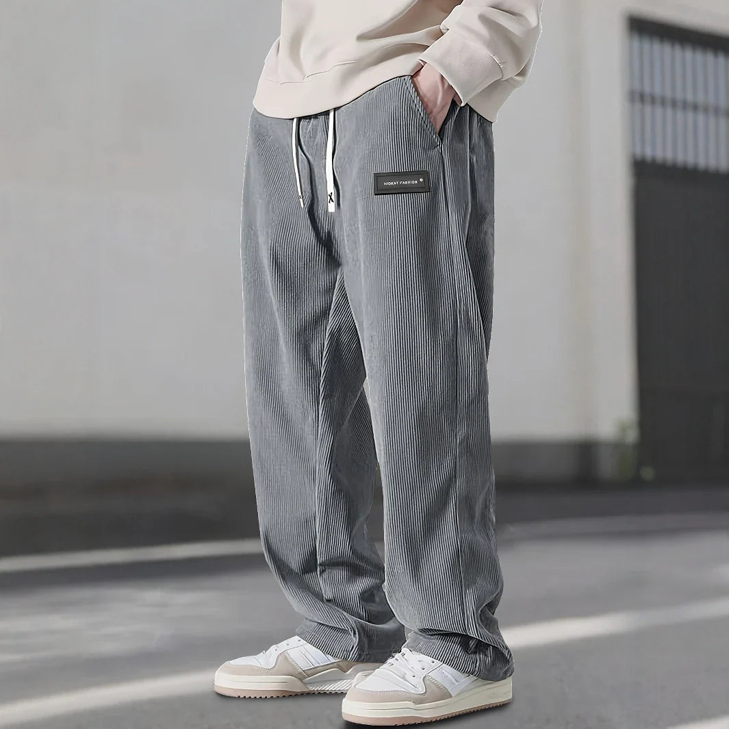 Adrian | Relaxed Corduroy Cargo Sweatpants
