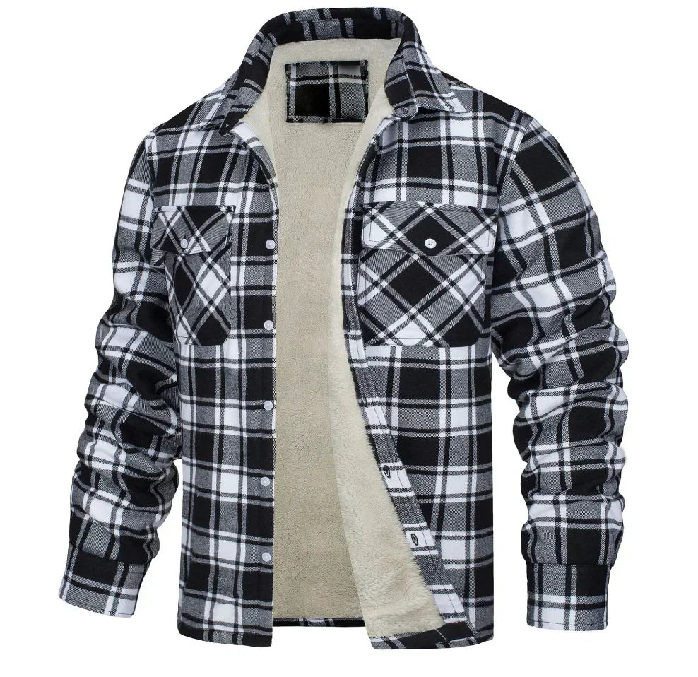 Ethan | Comfort Plaid Shirt Jacket
