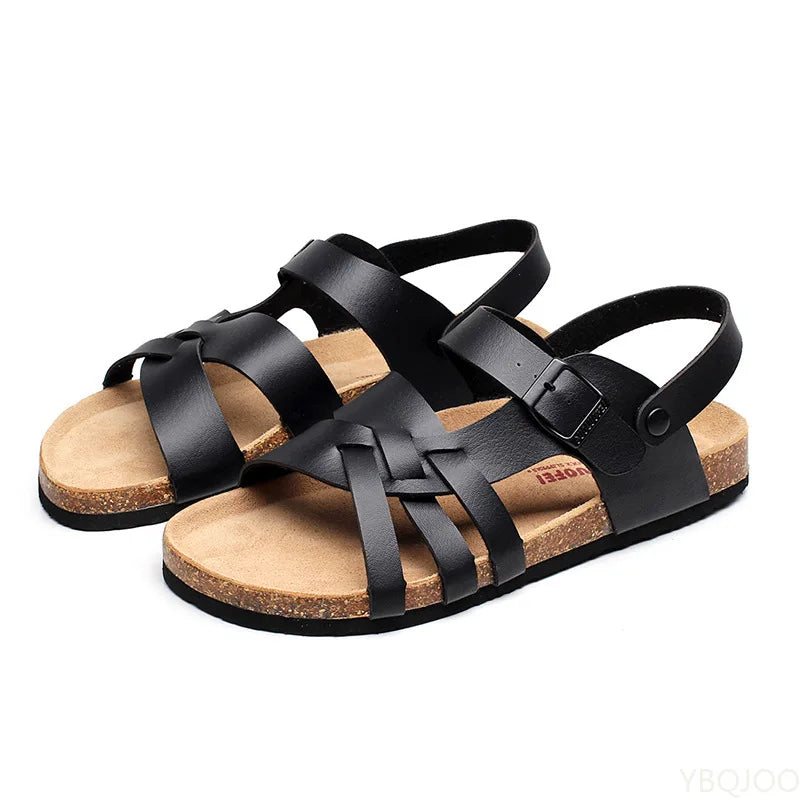 Theo | Premium Orthopedic Leather Sandals for Everyday Comfort