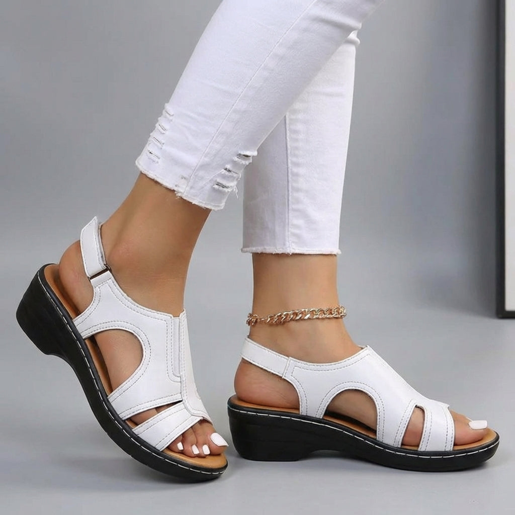 Emma | Supportive Wedge Sandals for All-Day Comfort