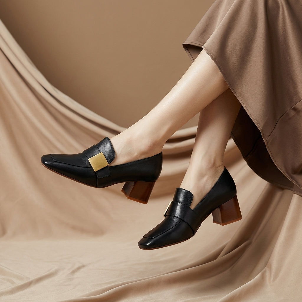 Cassy | Slip-On Heels with Easier Foot Placement