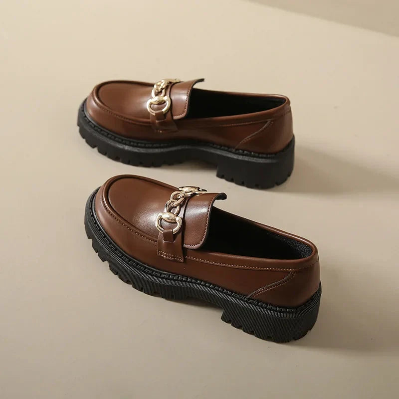 Bristol Leather Lug Sole Loafer