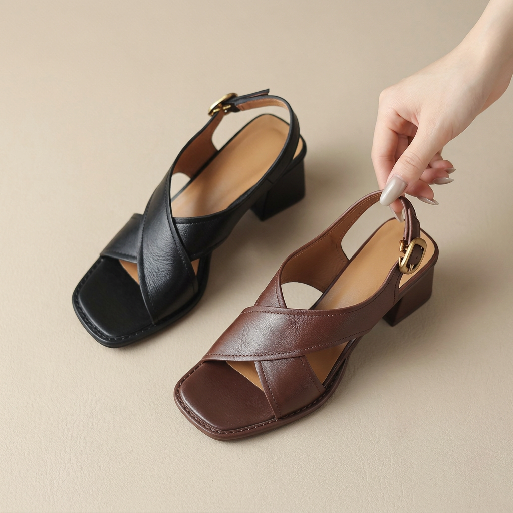 Loriette | Buckled Heels with More Secure Footing