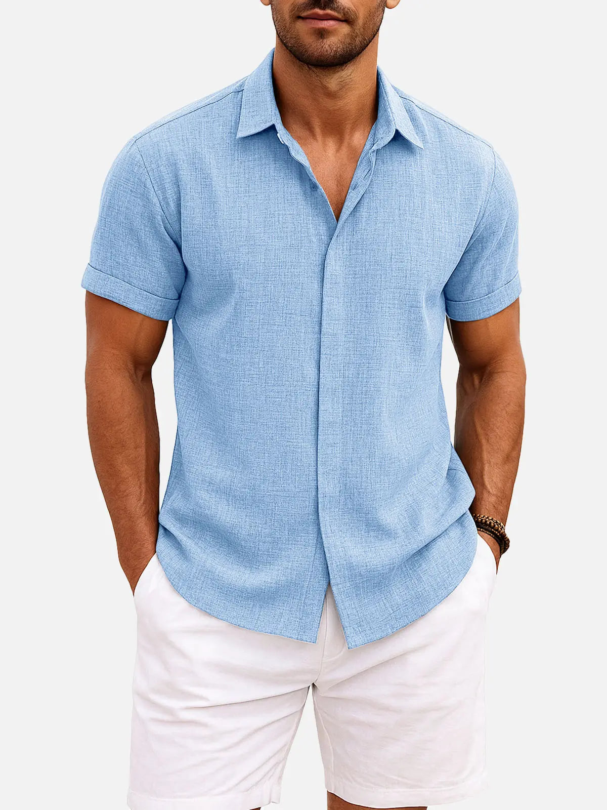 Elias | Breathable Linen-Cotton Shirt for Everyday Comfort