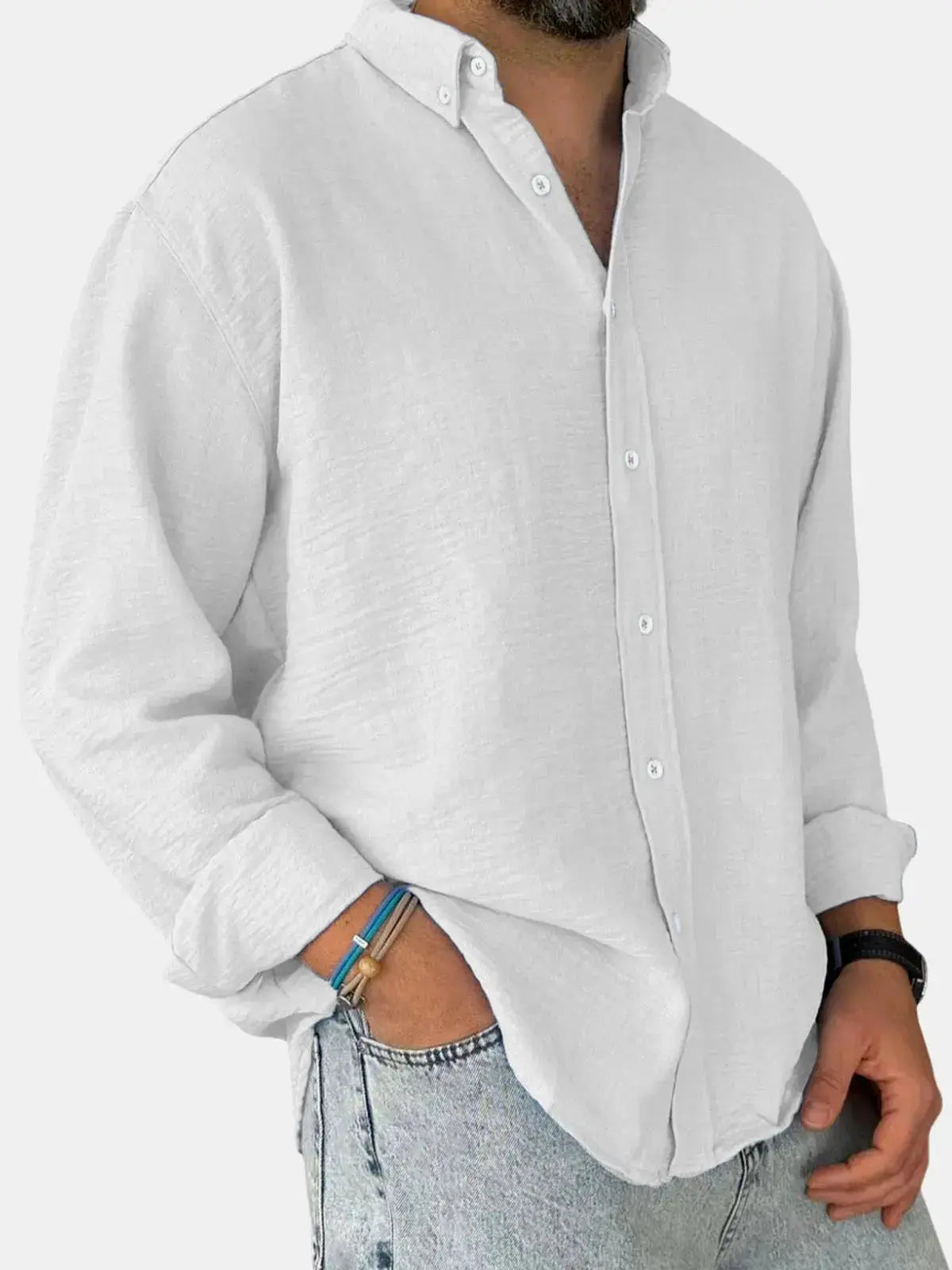 Ethan | Classic Cotton Shirt for Comfortable Everyday Wear