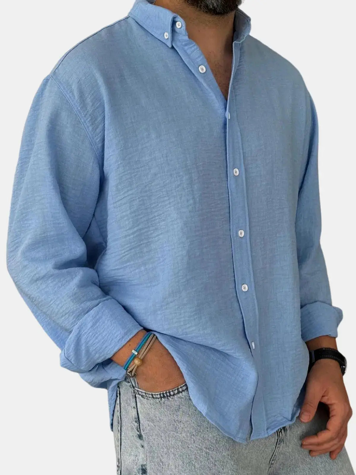 Ethan | Classic Cotton Shirt for Comfortable Everyday Wear