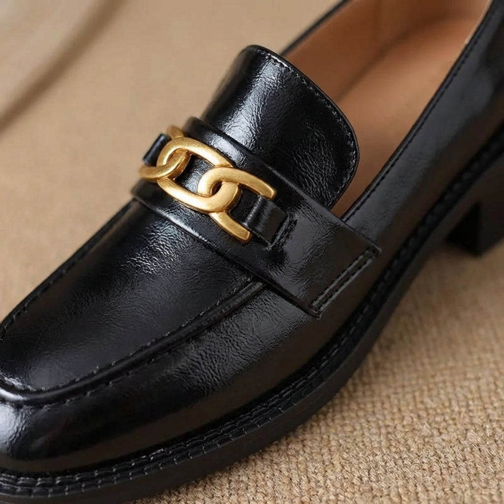 Geneva Block Heel Loafers