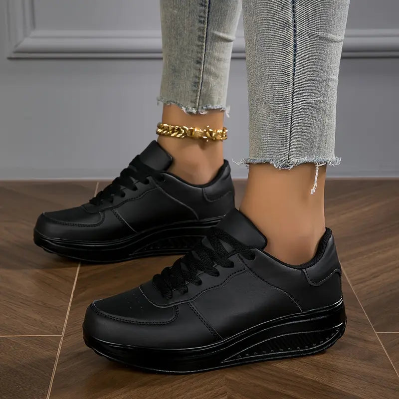 Elena | Lightweight Platform Walking Sneakers