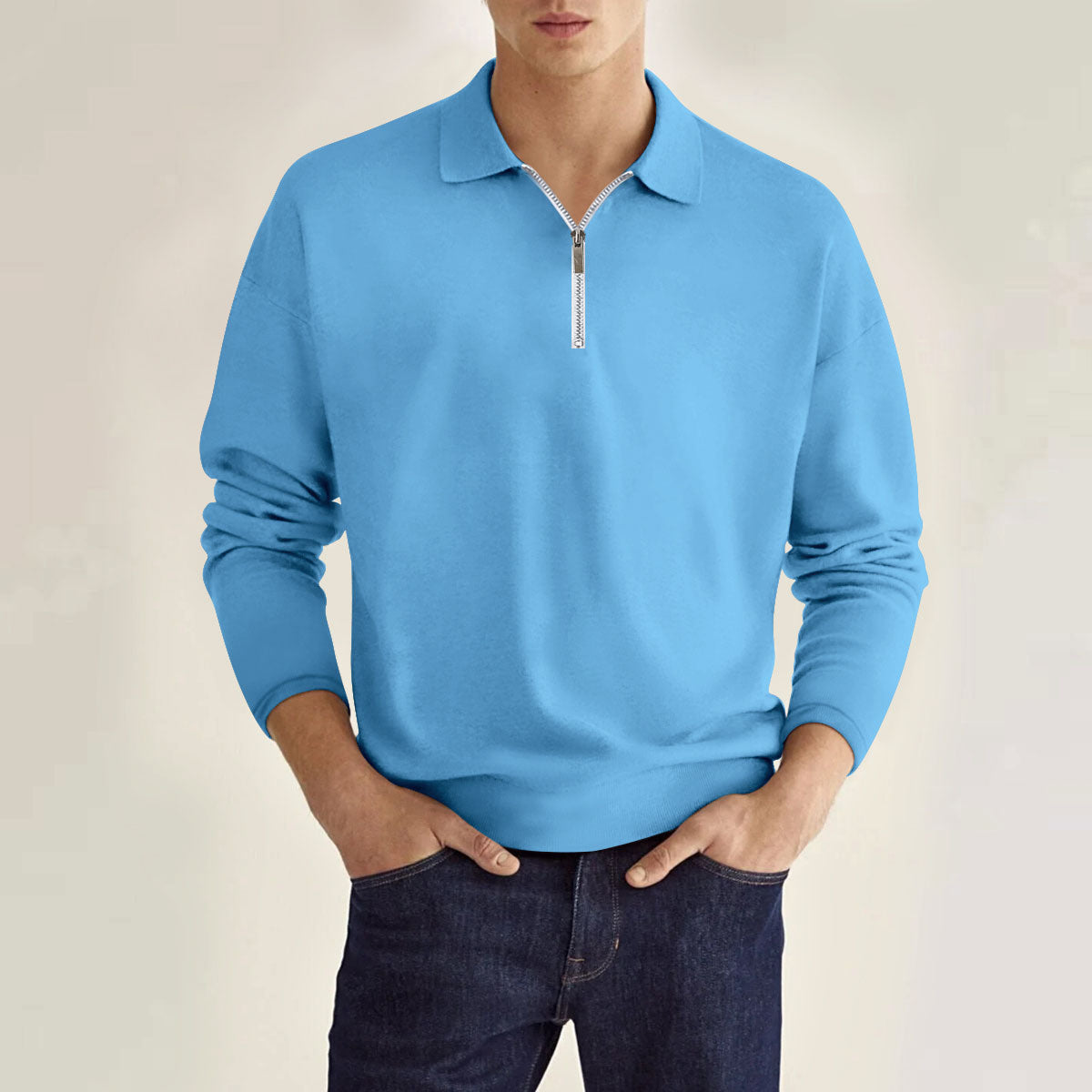 Logan | Smart Casual Zip Polo