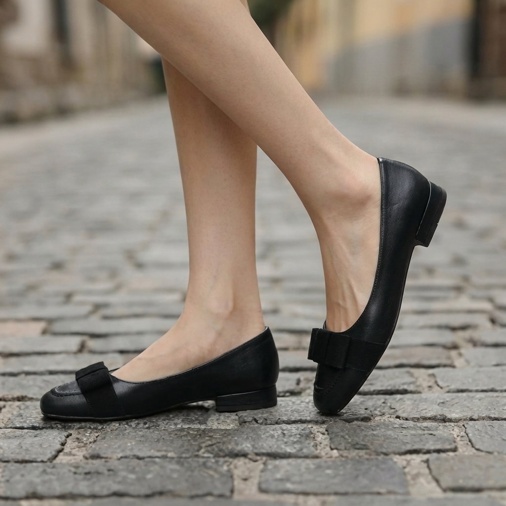 Camille | All-Day Comfort in a Classic Leather Flat