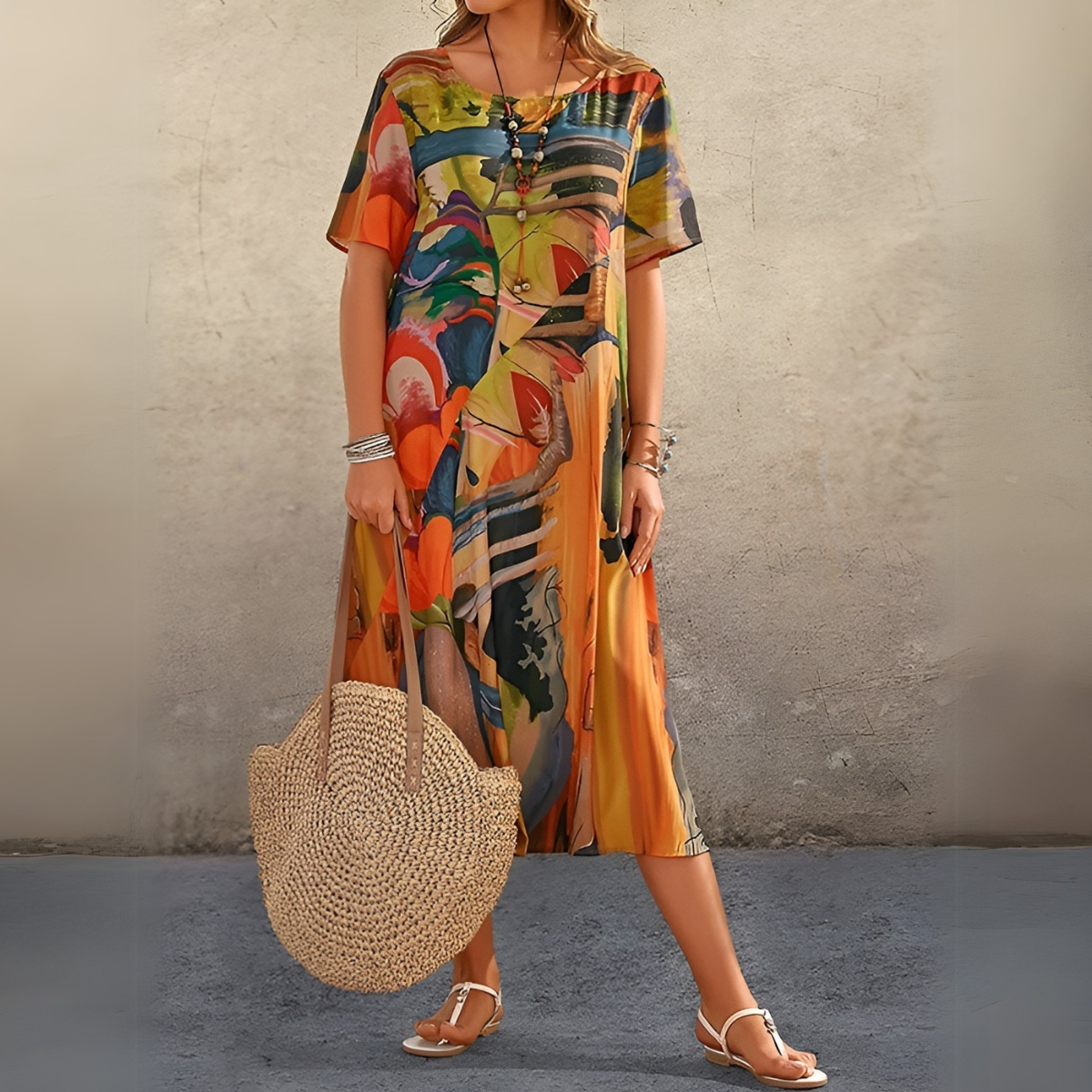 JOELLE | Lightweight Elegant Floral Dress