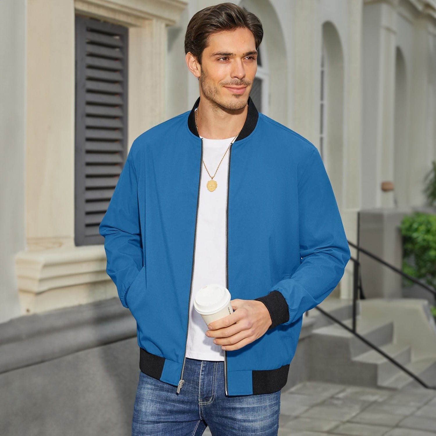 Landon | Lightweight Bomber Jacket for Comfortable Daily Wear