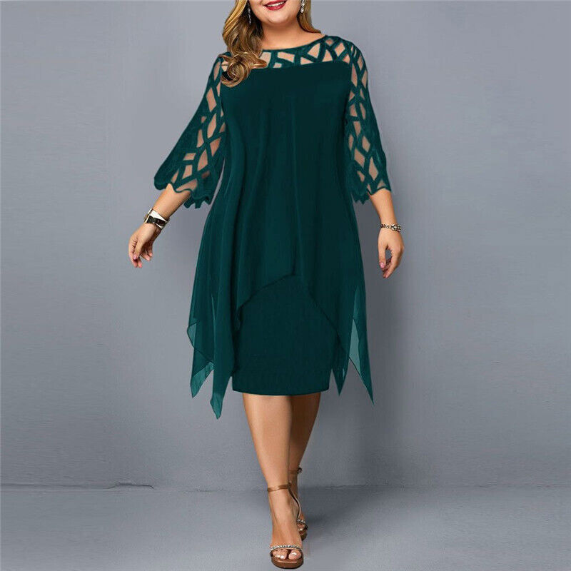 Sophia – Elegant Layered Midi Dress