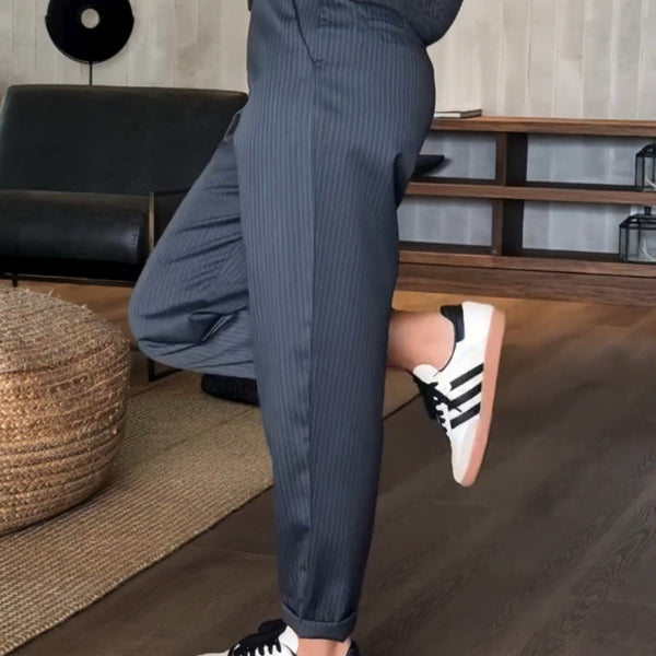 Mathilda | Classic Stripe Trousers for Everyday Style