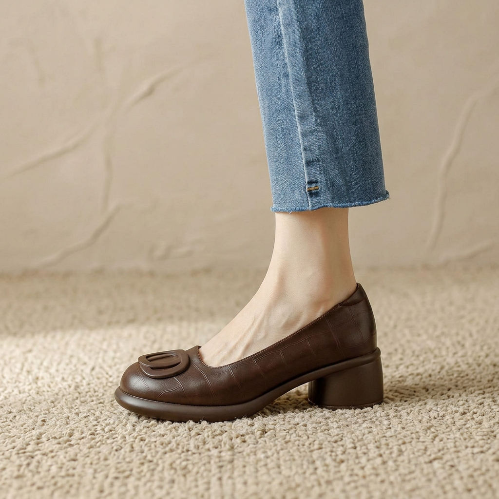 Mary | Elegant leather Flats for Women