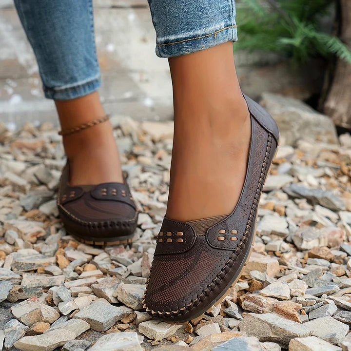 Paulette | Cushioned Flats That Stop Foot Pain Before It Starts