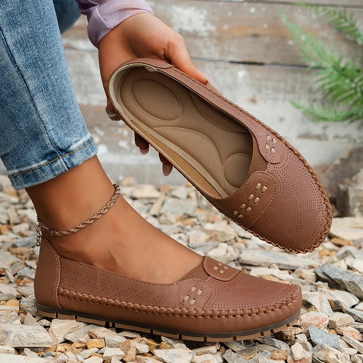 Paulette | Cushioned Flats That Stop Foot Pain Before It Starts