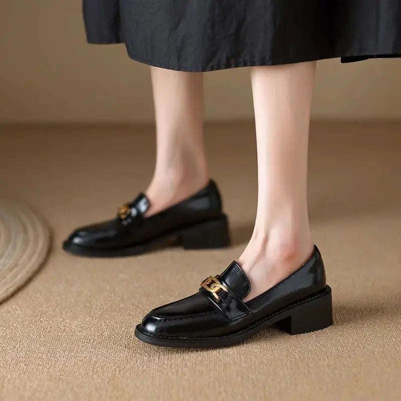 Geneva Block Heel Loafers