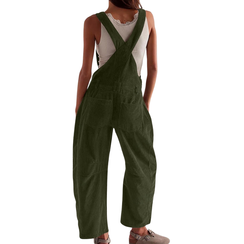 Ethel | Barrel Wide-Leg Relaxed Overall Jumpsuit