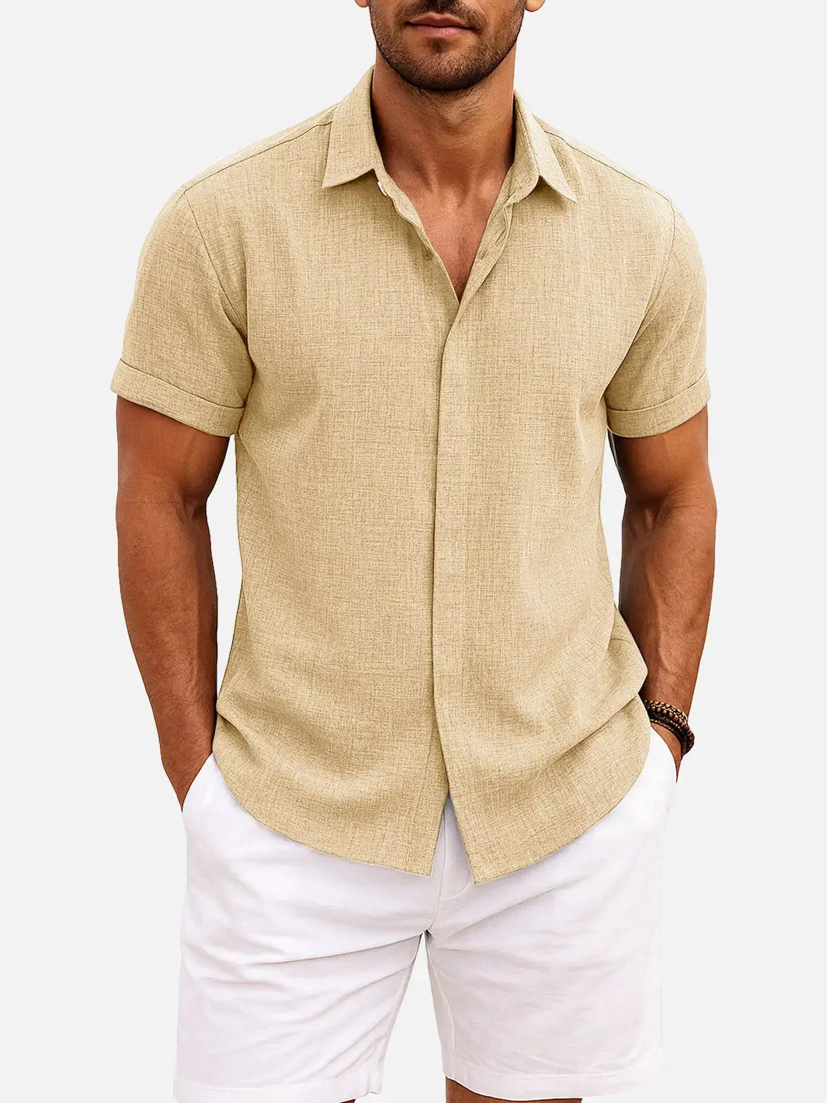 Elias | Breathable Linen-Cotton Shirt for Everyday Comfort