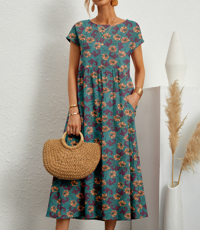 Harper – Relaxed Floral Midi Dress