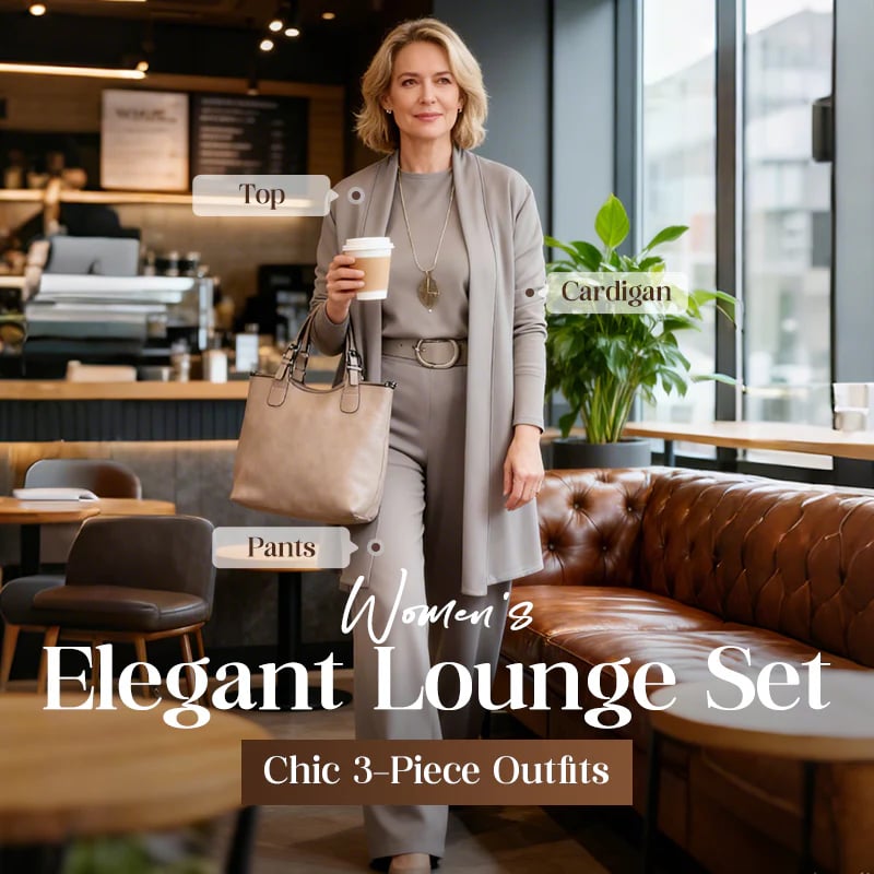 ⏳Limited Time Special Offer⏰Elegant 3-Piece Set Including Long Cardigan, Top, and Pants💞
