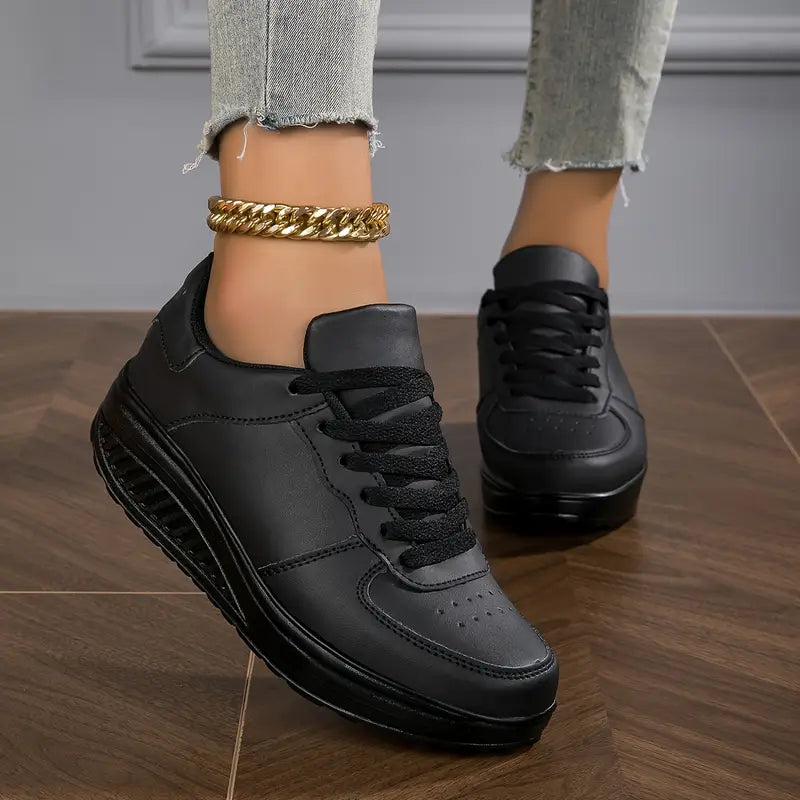 Elena | Lightweight Platform Walking Sneakers