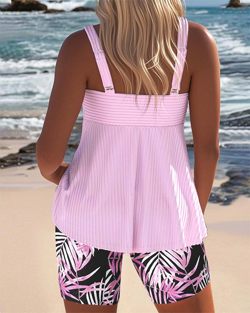 Colette | Women's Tummy Control Printed Tankini