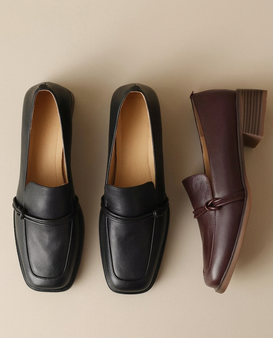 Audrey Leather Loafers