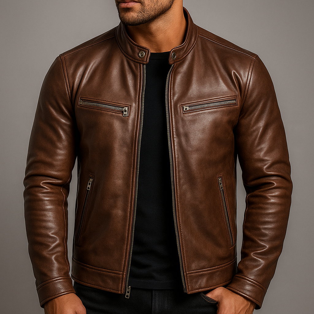 Windsor | Classic Leather Jacket for Timeless Everyday Wear