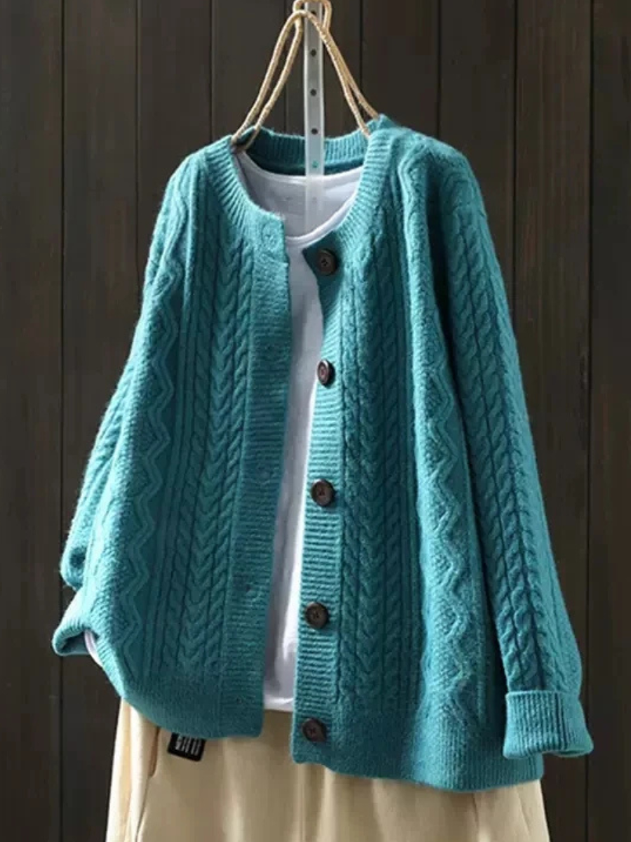 Lorenza | Soft Cable-Knit Cardigan