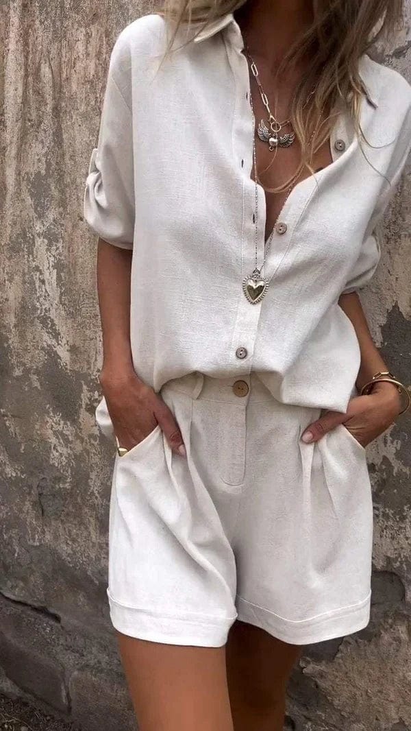 Sienna – Relaxed Button-Up Set