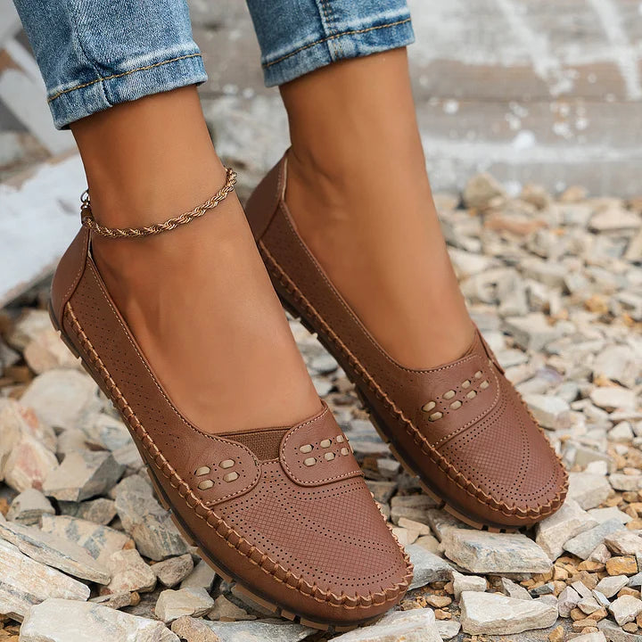 Paulette | Cushioned Flats That Stop Foot Pain Before It Starts