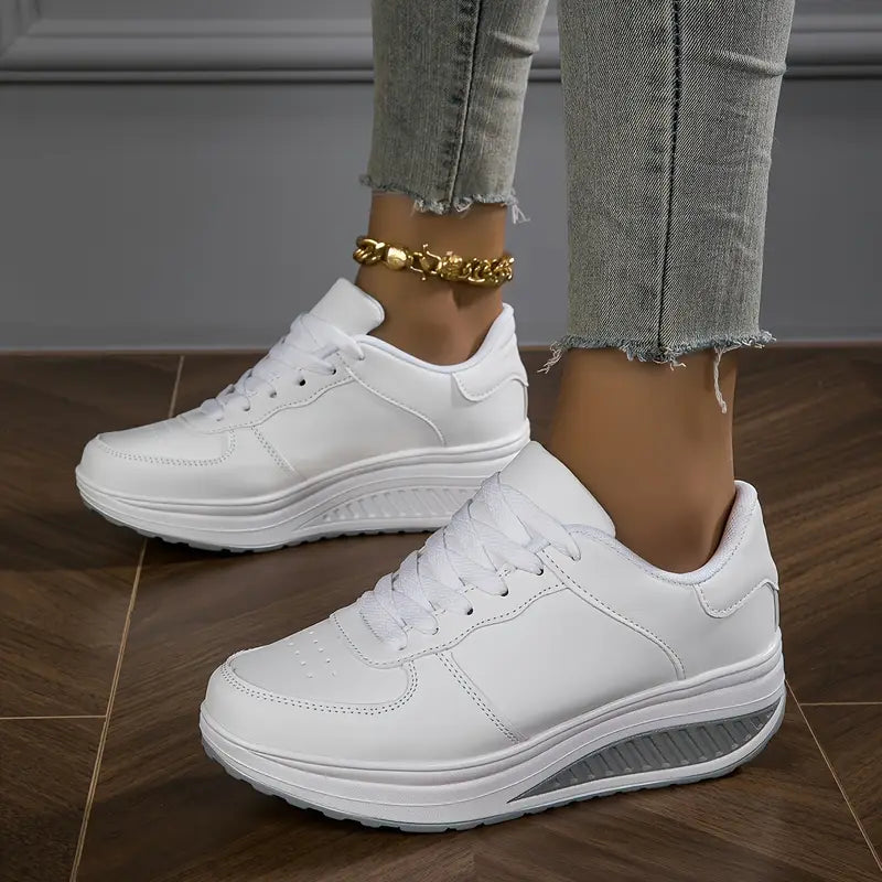 Elena | Lightweight Platform Walking Sneakers