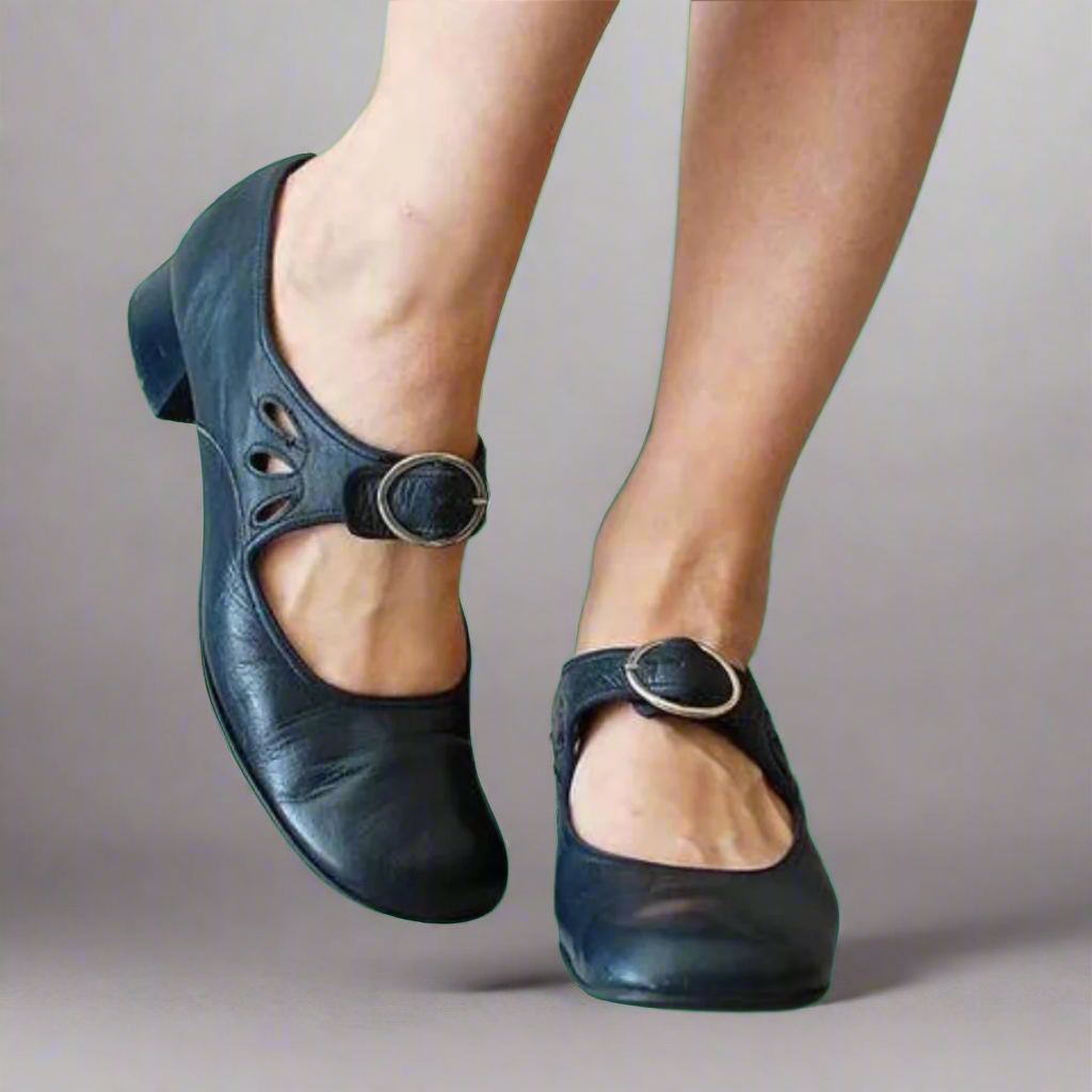 Denisa | Premium Leather Sandals with Comfortable Wedge Sole
