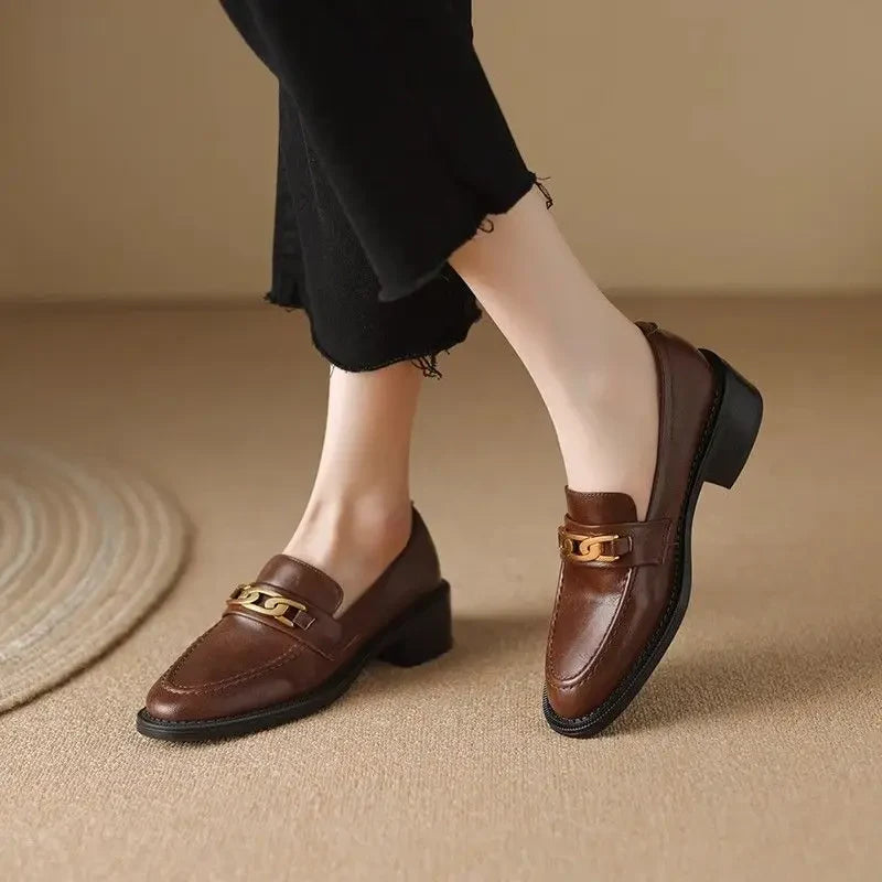 Geneva Block Heel Loafers