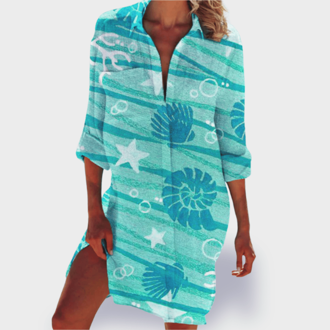 BRIGITTE | Colourful Lightweight Summer Dress