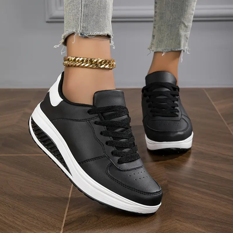 Elena | Lightweight Platform Walking Sneakers