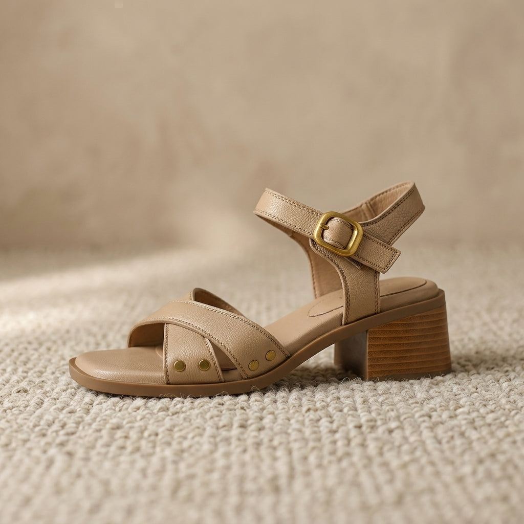 Victoria Block Heel Sandals