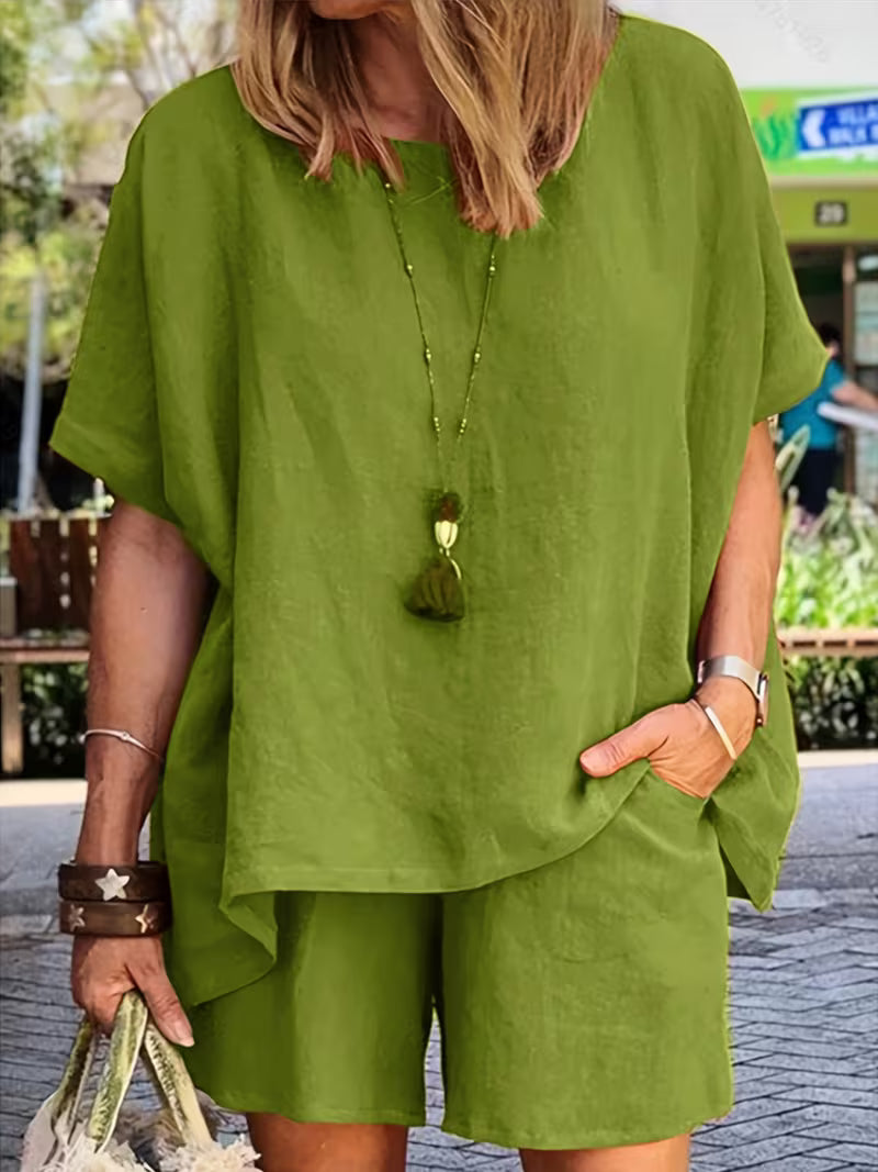 Sienna | Lightweight Linen Two-Piece Summer Set
