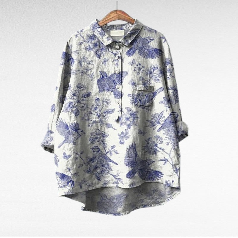 Sophie – Vintage Floral Blouse