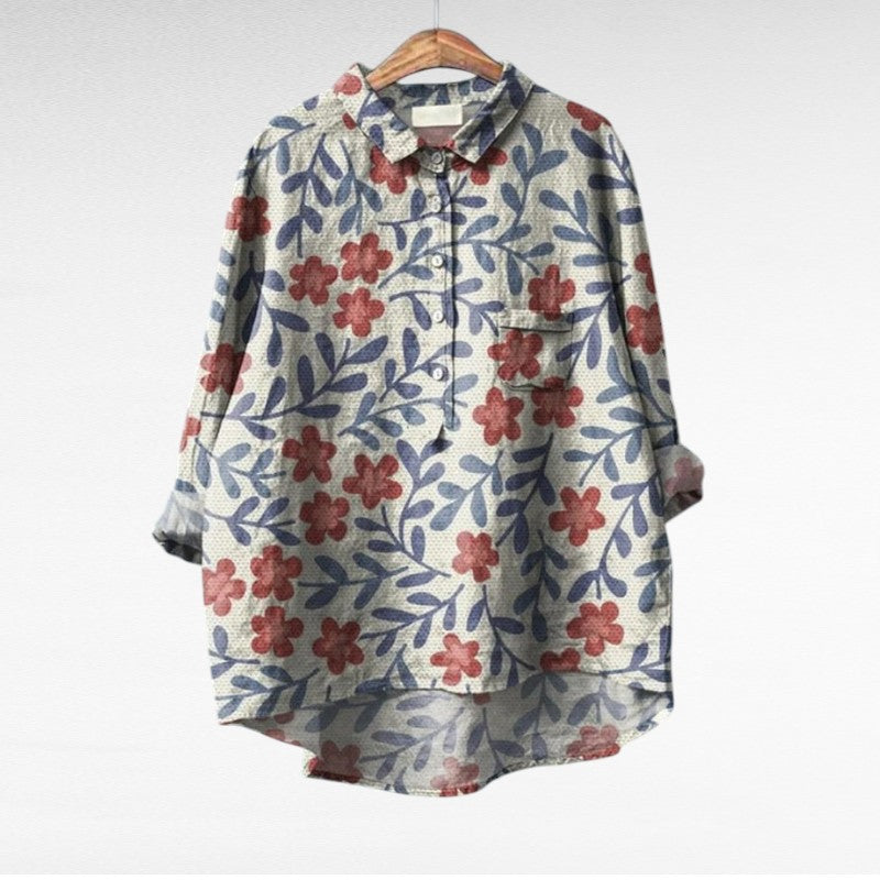 Sophie – Vintage Floral Blouse