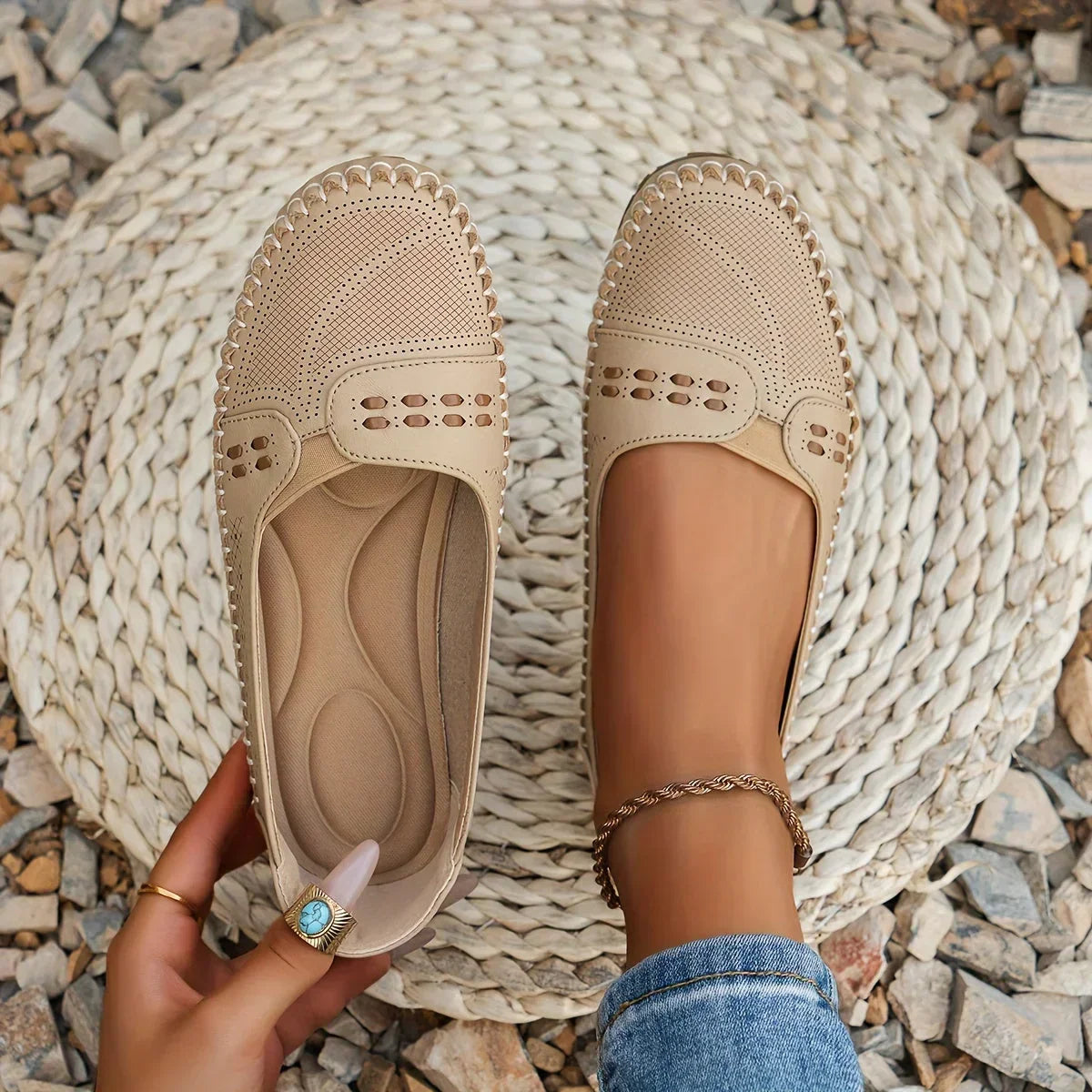 Paulette | Cushioned Flats That Stop Foot Pain Before It Starts